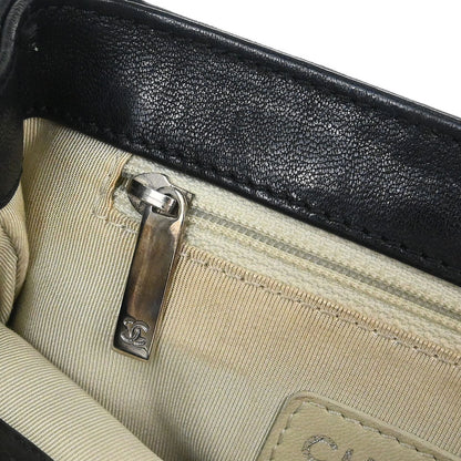 Chanel Black Calfskin Chain Around Shoulder Bag