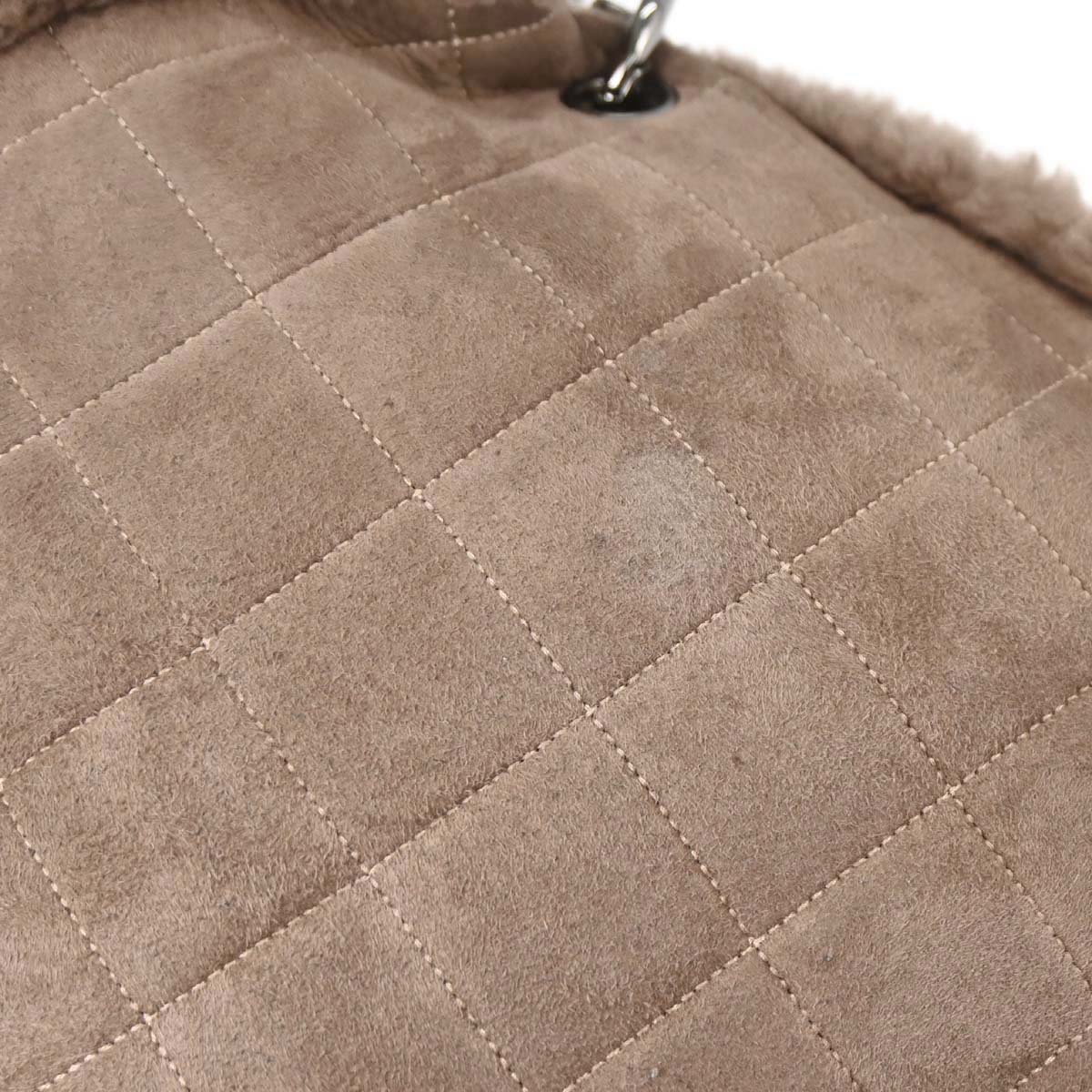 Chanel Brown Mouton Choco Bar Tote Handbag