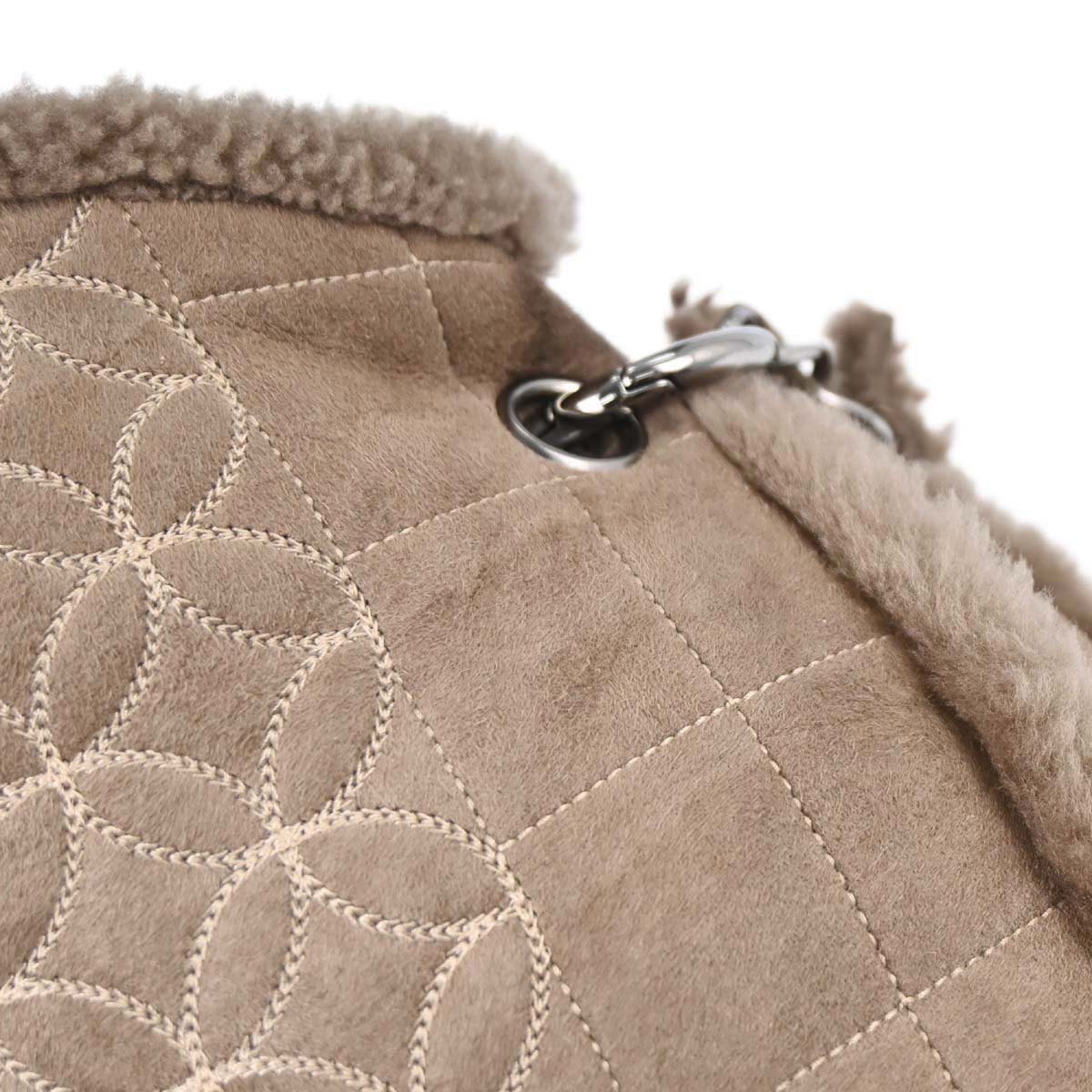 Chanel Brown Mouton Choco Bar Tote Handbag