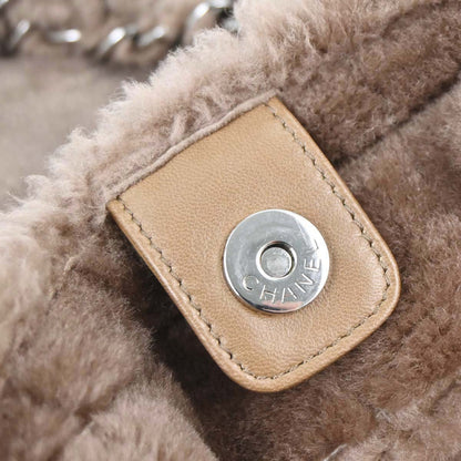 Chanel Brown Mouton Choco Bar Tote Handbag