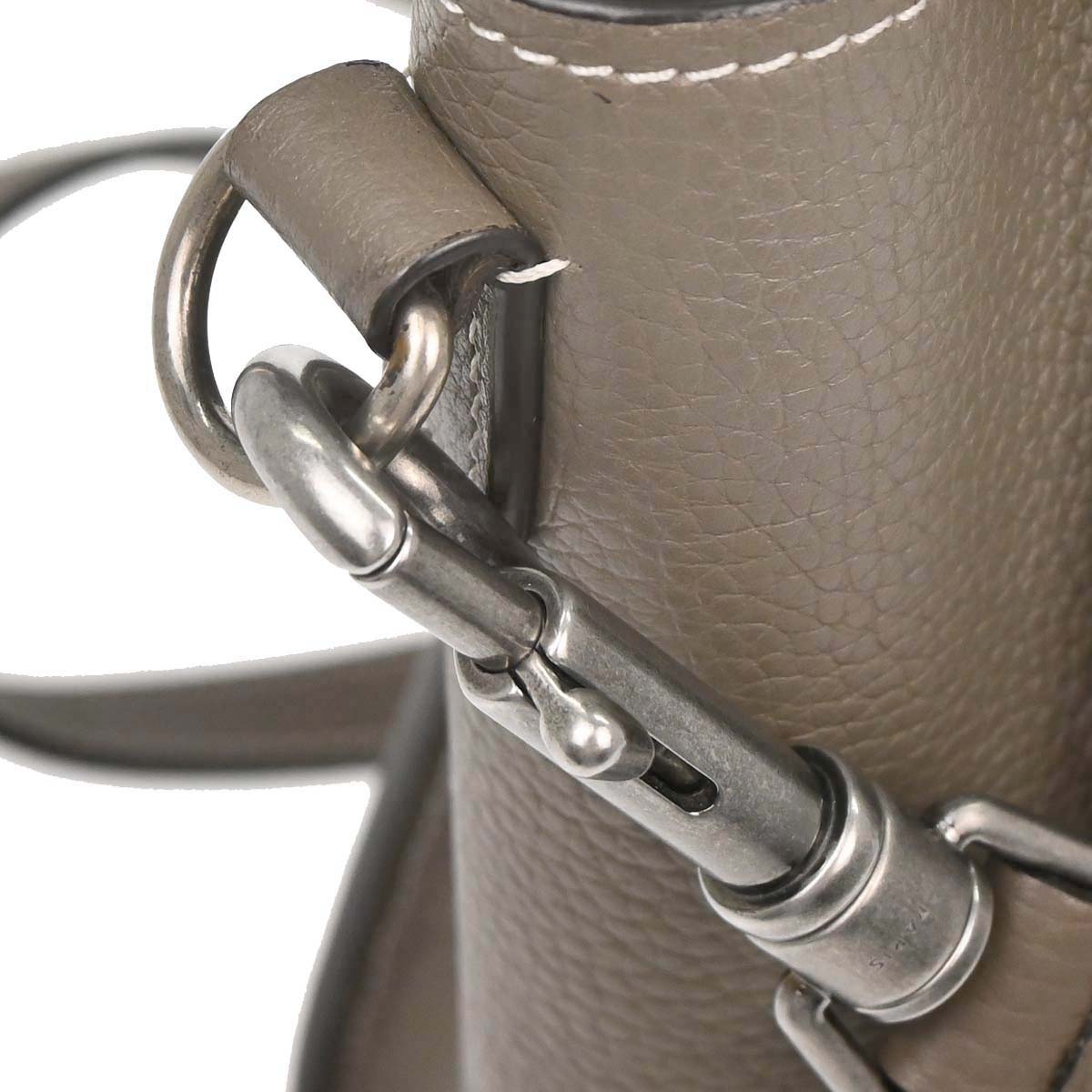Celine Brown Leather Nano Luggage Tote Bag