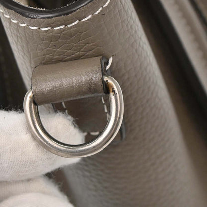 Celine Brown Leather Nano Luggage Tote Bag