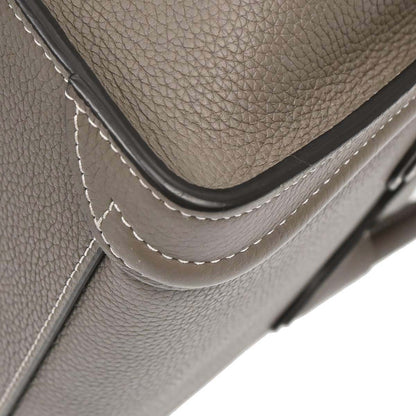 Celine Brown Leather Nano Luggage Tote Bag