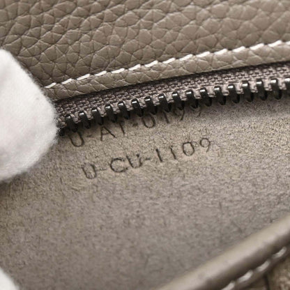 Celine Brown Leather Nano Luggage Tote Bag