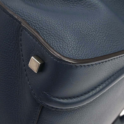 Celine Navy Mini Luggage Tote Bag