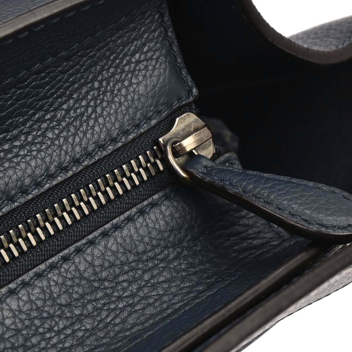 Celine Navy Mini Luggage Tote Bag
