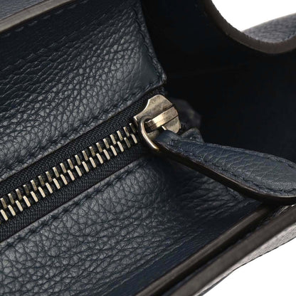 Celine Navy Mini Luggage Tote Bag
