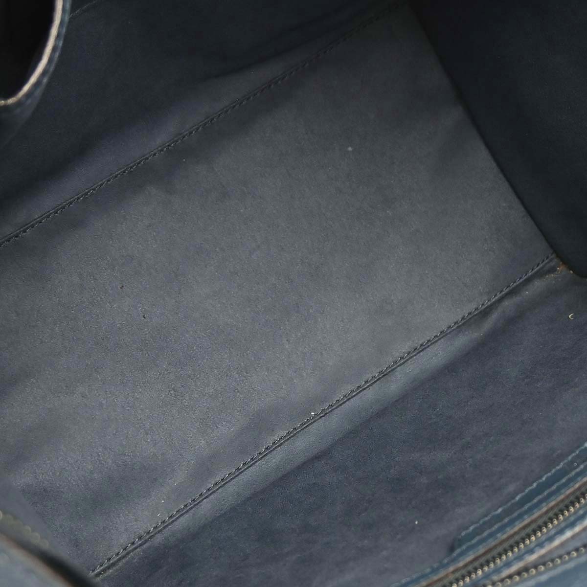 Celine Navy Mini Luggage Tote Bag