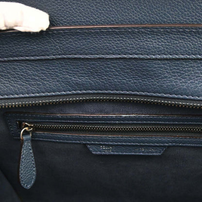 Celine Navy Mini Luggage Tote Bag