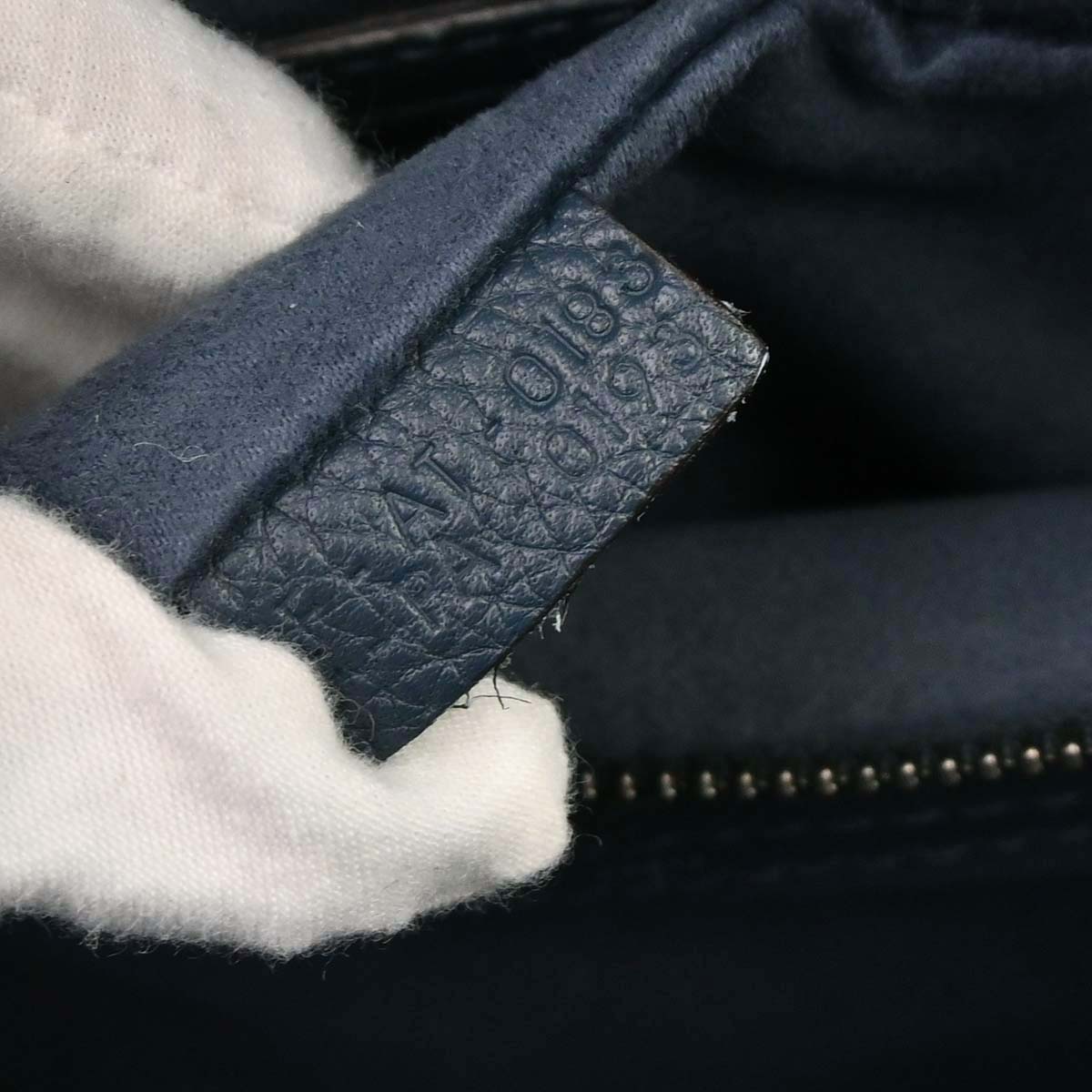 Celine Navy Mini Luggage Tote Bag