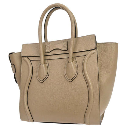 Celine Beige Luggage Micro Tote Handbag