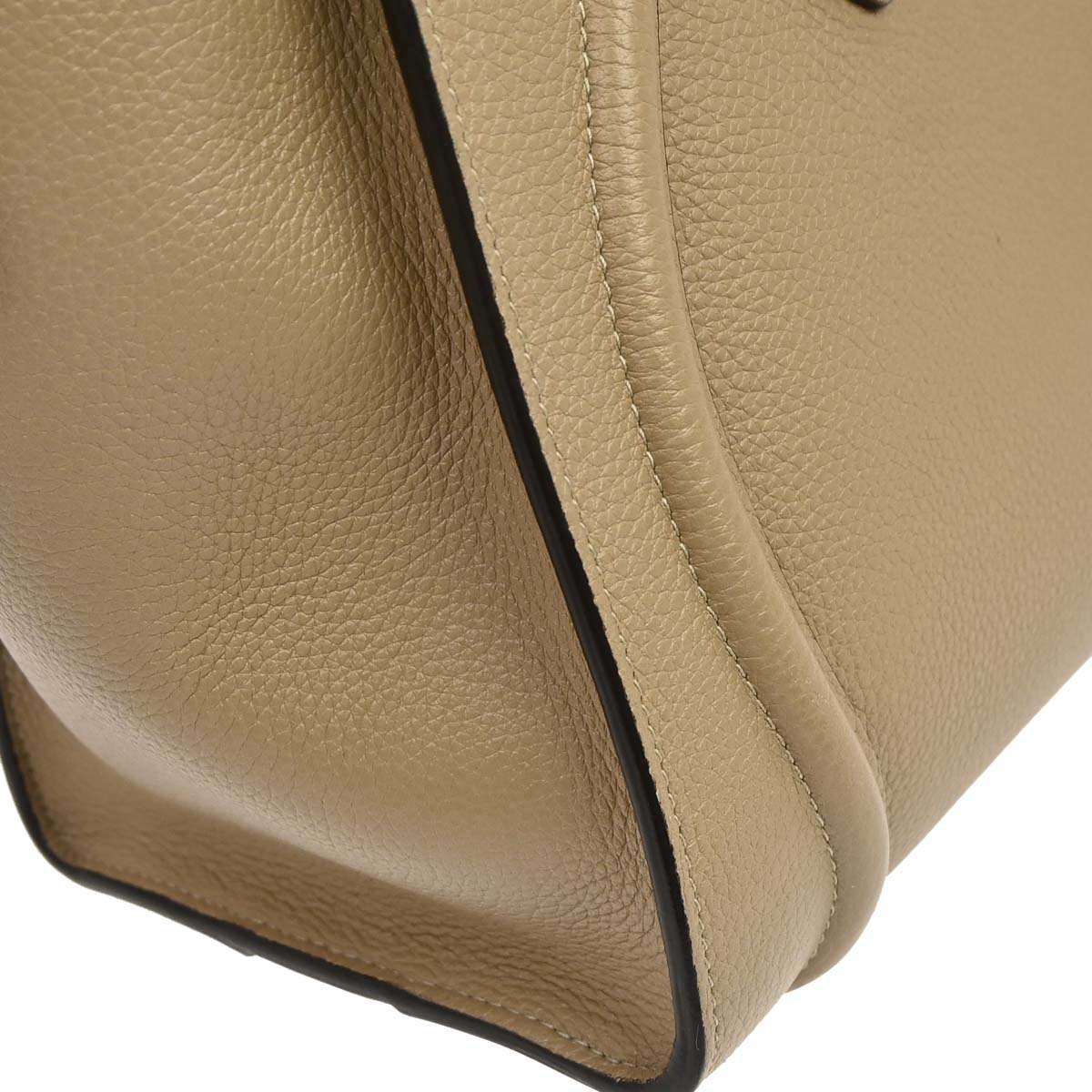 Celine Beige Luggage Micro Tote Handbag