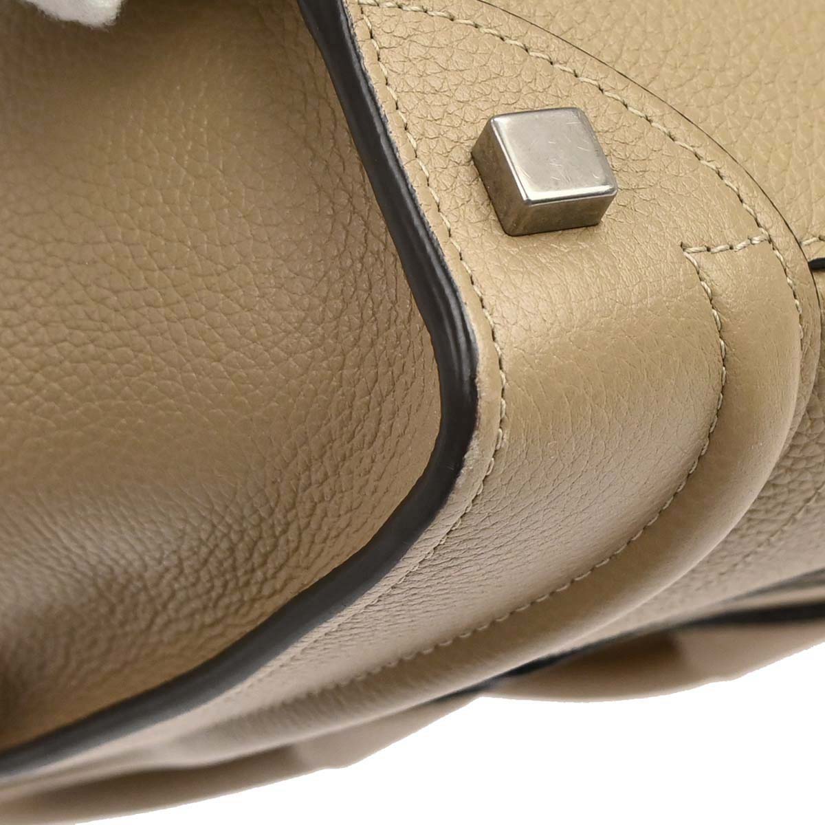 Celine Beige Luggage Micro Tote Handbag