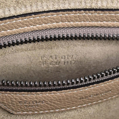 Celine Beige Luggage Micro Tote Handbag