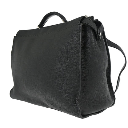 Fendi Black Selleria Peekaboo Fit Monster 2way Shoulder Handbag