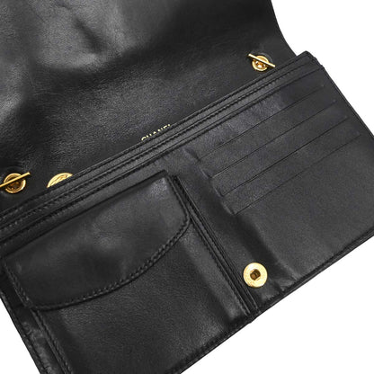 Chanel Black Caviar Skin WOC Wallet on Chain Bag
