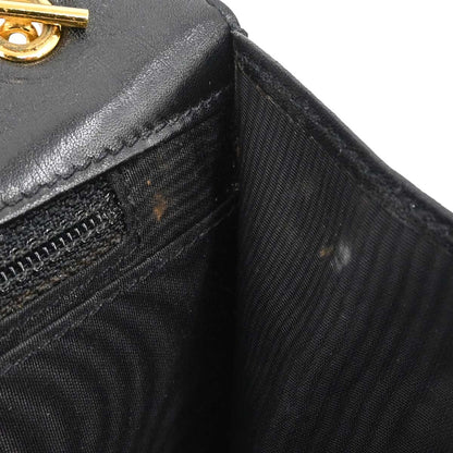 Chanel Black Caviar Skin WOC Wallet on Chain Bag