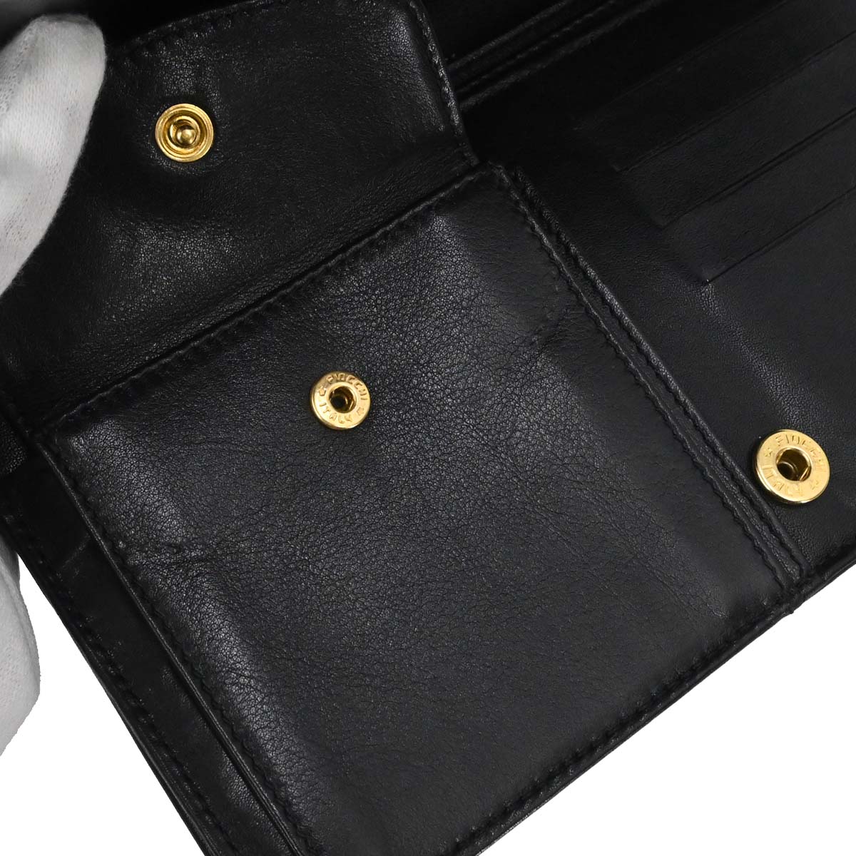 Chanel Black Caviar Skin WOC Wallet on Chain Bag