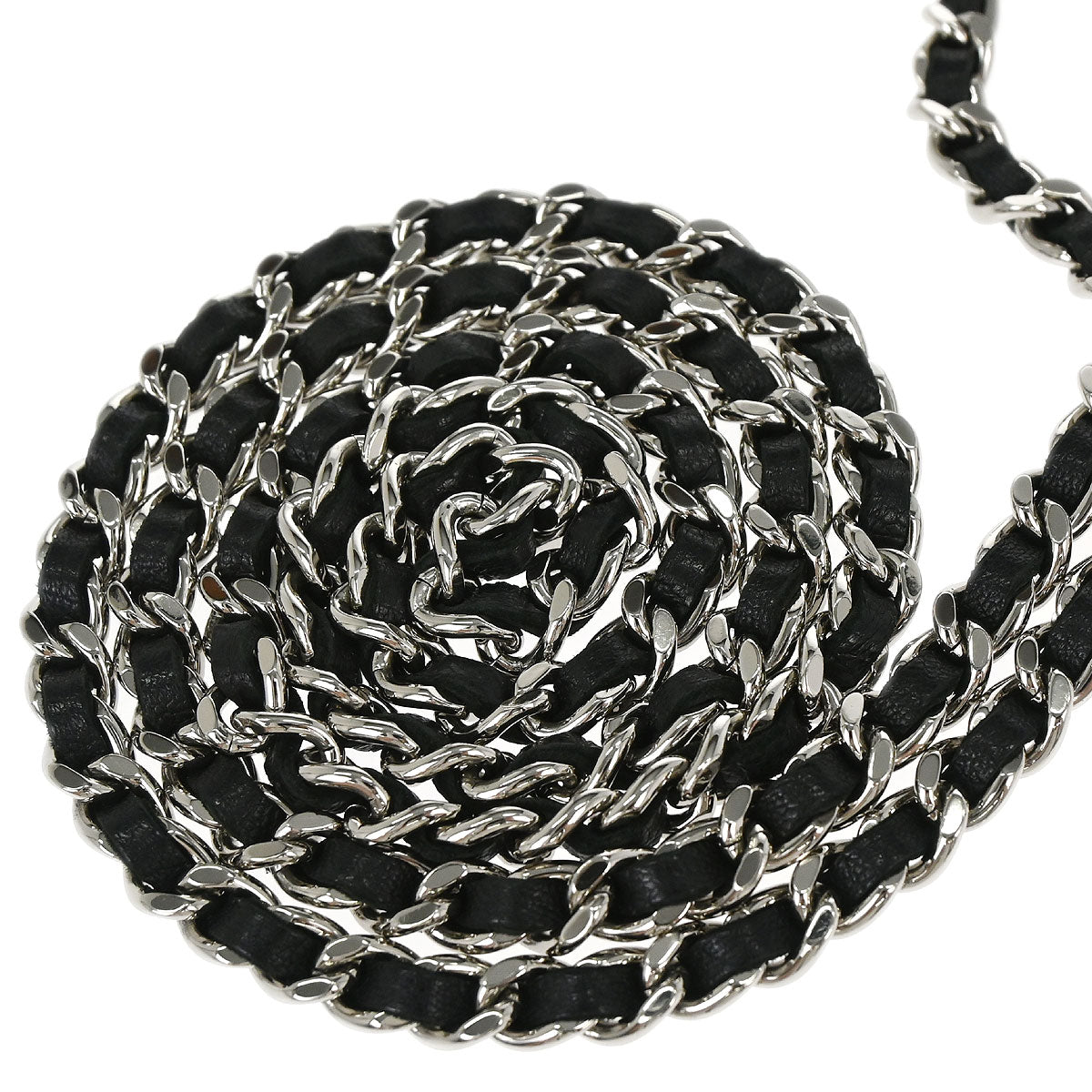 Chanel Black Lambskin Camellia WOC Wallet on Chain Bag