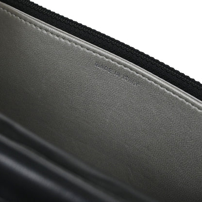 Chanel Black Lambskin Camellia WOC Wallet on Chain Bag