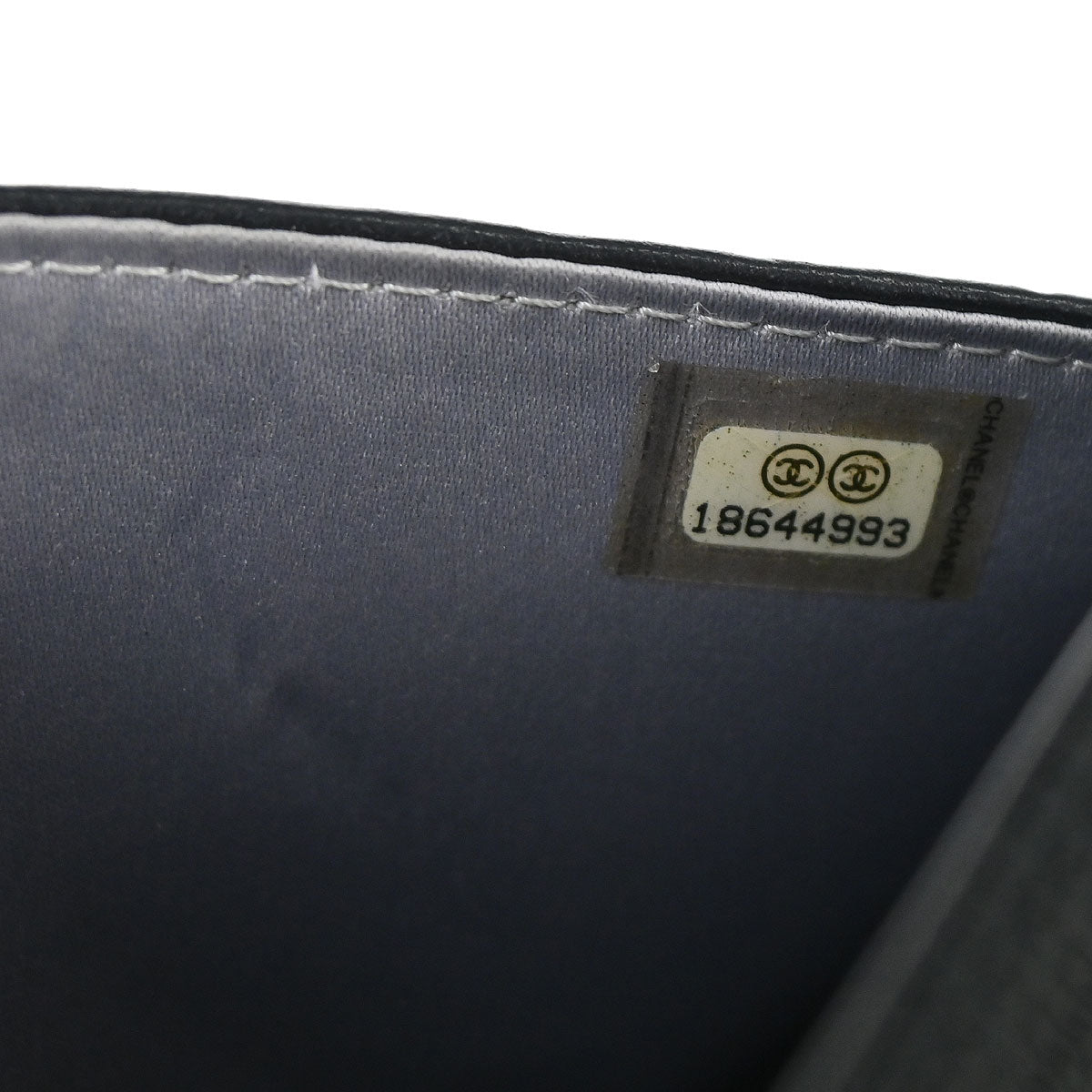 Chanel Black Lambskin Camellia WOC Wallet on Chain Bag