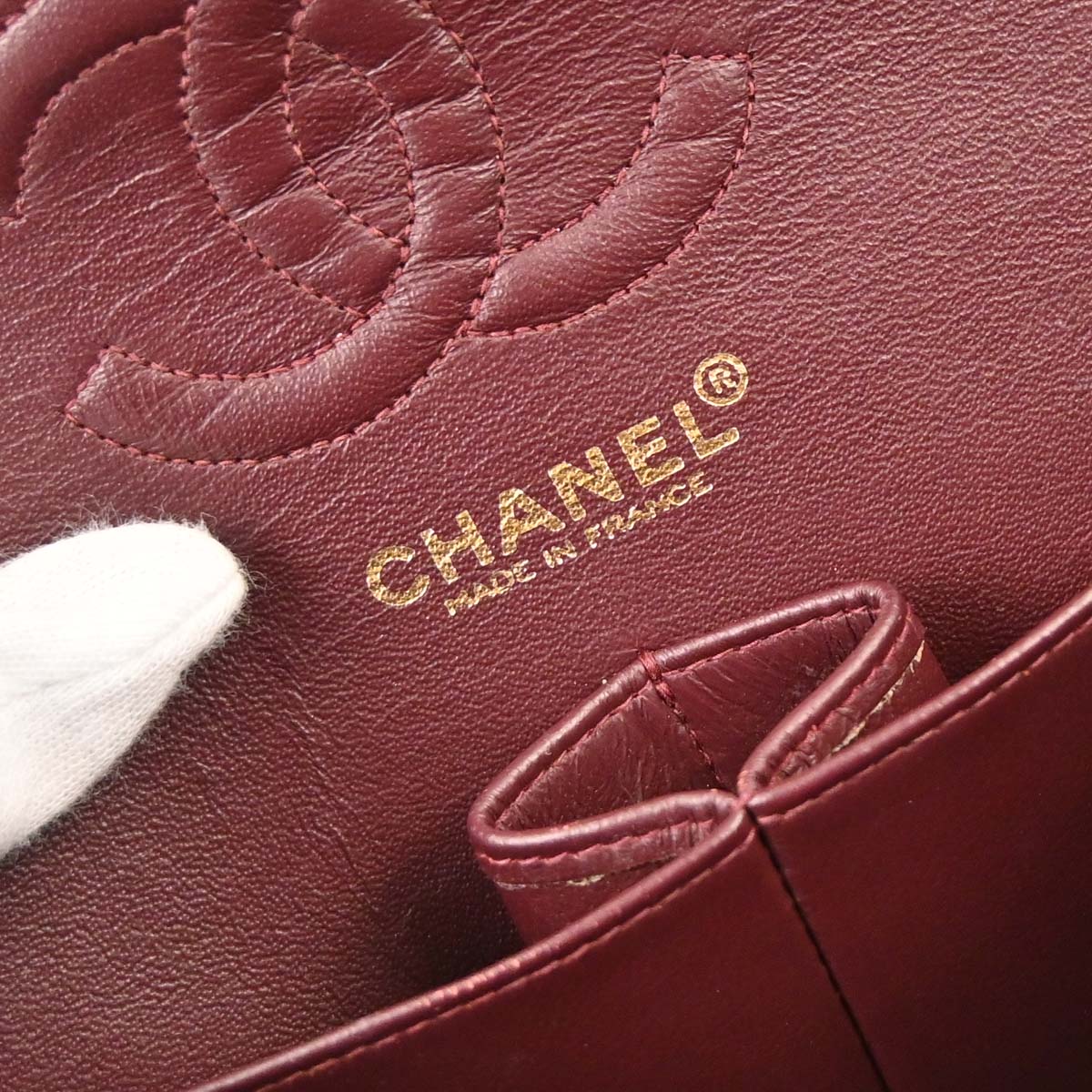 Chanel 2000-2002 Black Lambskin Small Classic Double Flap Shoulder Bag