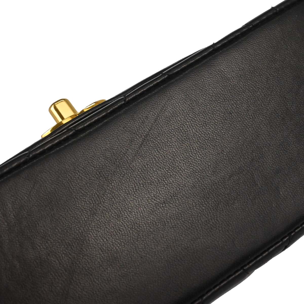 Chanel Black Lambskin Small Diana Shoulder Bag