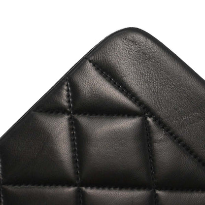 Chanel Black Lambskin Small Diana Shoulder Bag