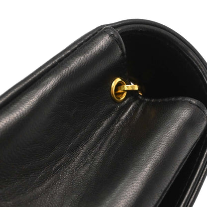 Chanel Black Lambskin Small Diana Shoulder Bag