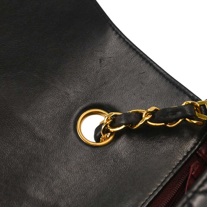Chanel Black Lambskin Small Diana Shoulder Bag