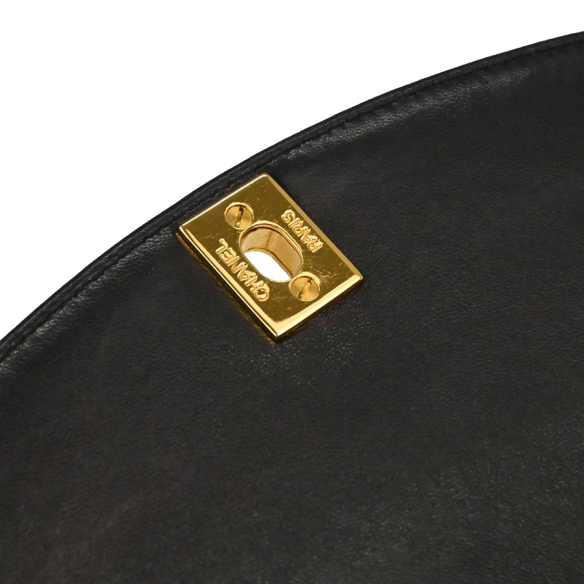Chanel Black Lambskin Small Diana Shoulder Bag