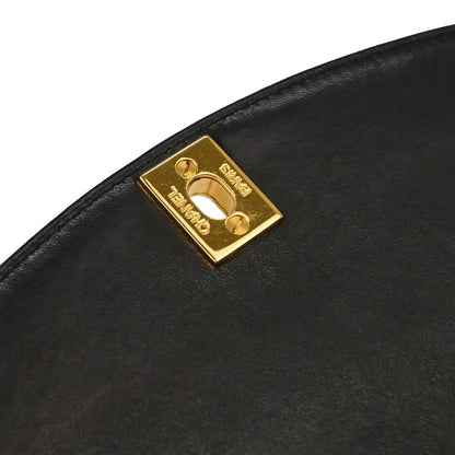 Chanel Black Lambskin Small Diana Shoulder Bag
