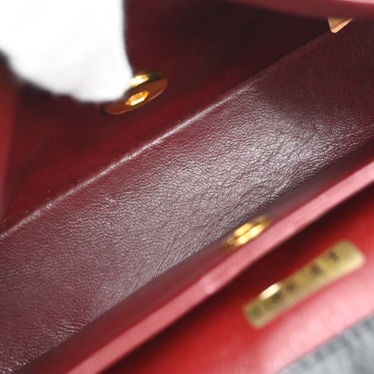 Chanel 1989-1991 Black Lambskin Straight Full Flap Shoulder Bag