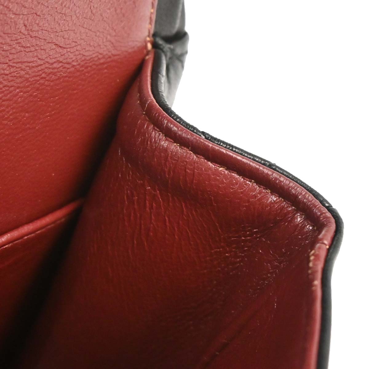 Chanel 1991-1994 Black Lambskin Medium Classic Double Flap Shoulder Bag