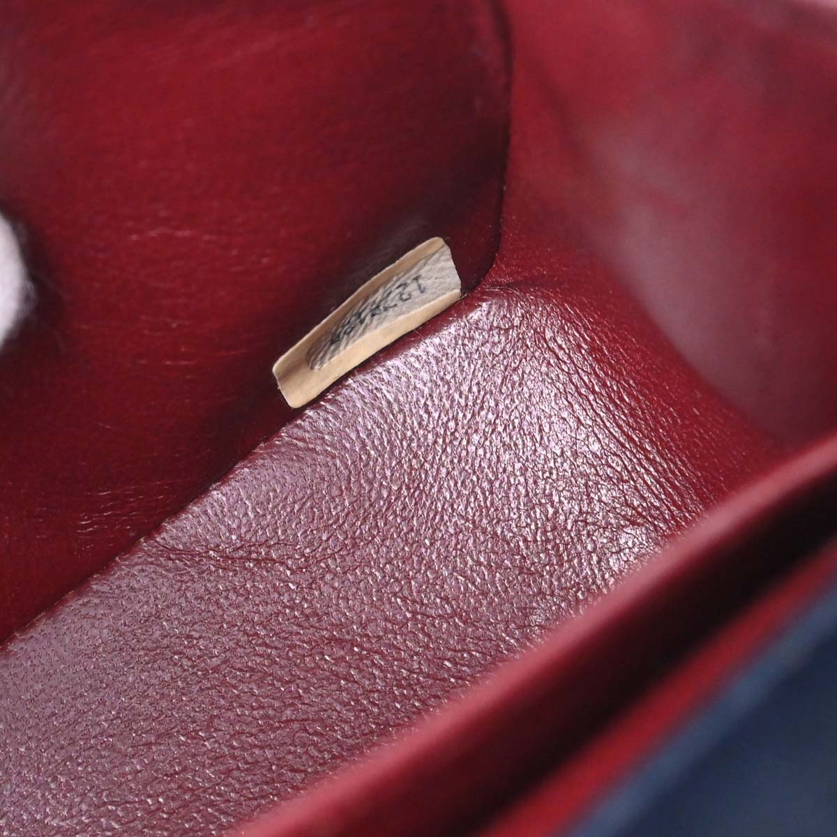 Chanel Navy Lambskin Turnlock Mini Full Flap Shoulder Bag