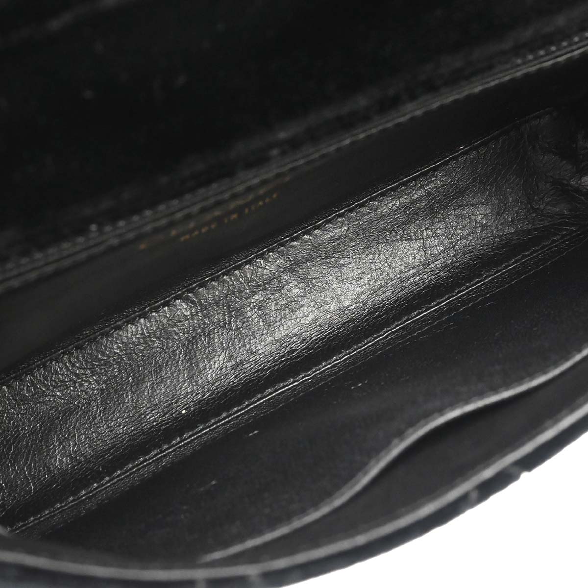 Chanel Black Velvet Chain Handbag