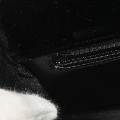 Chanel Black Velvet Chain Handbag