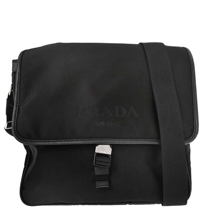 Prada * Black Nylon Shoulder Bag