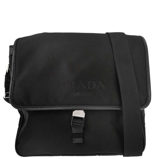 Prada * Black Nylon Shoulder Bag