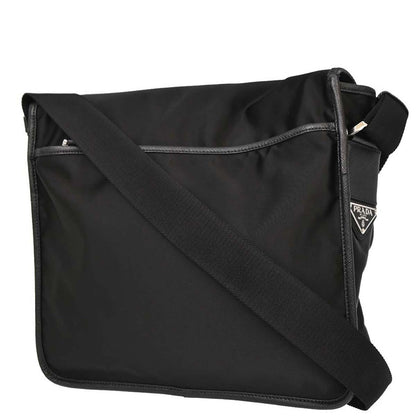 Prada * Black Nylon Shoulder Bag