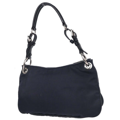 Prada Navy Nylon Handbag