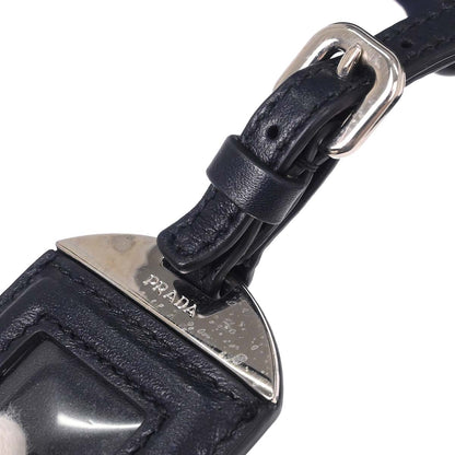 Prada Navy Nylon Handbag