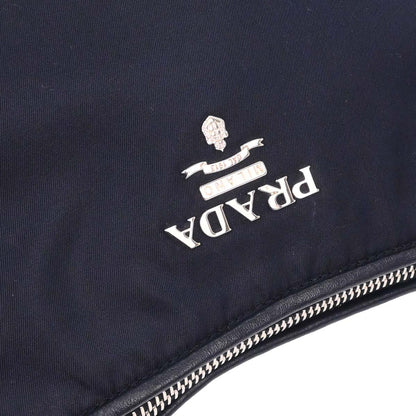 Prada Navy Nylon Handbag