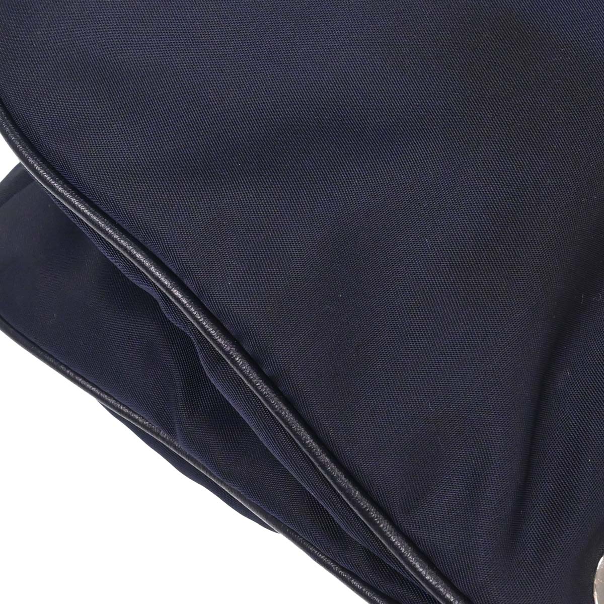 Prada Navy Nylon Handbag