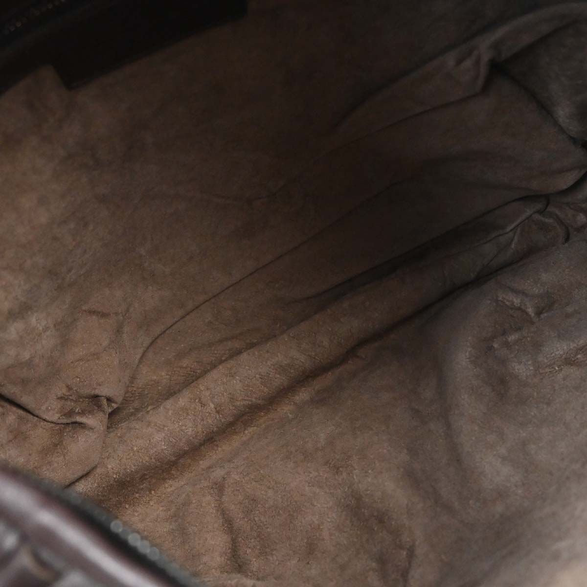 Bottega Veneta Brown Lambskin Intrecciato Hobo Handbag