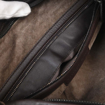Bottega Veneta Brown Lambskin Intrecciato Hobo Handbag