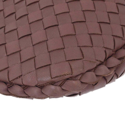 Bottega Veneta Purple Lambskin Intrecciato Hobo Handbag