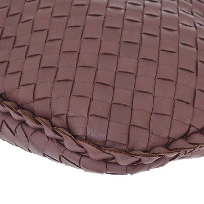 Bottega Veneta Purple Lambskin Intrecciato Hobo Handbag
