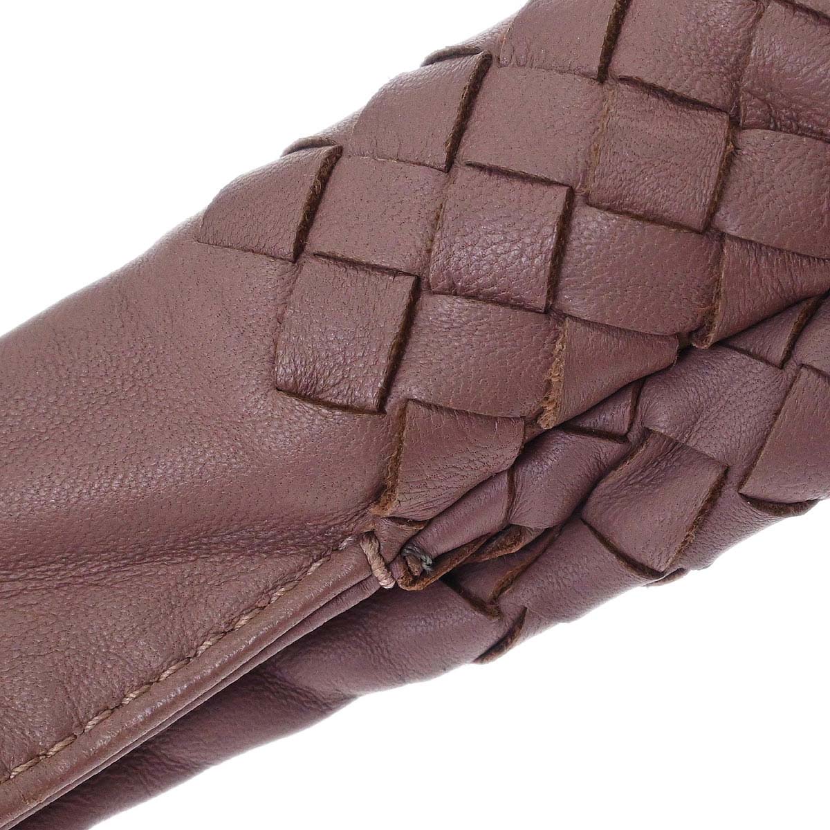 Bottega Veneta Purple Lambskin Intrecciato Hobo Handbag