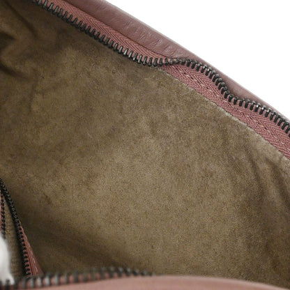Bottega Veneta Purple Lambskin Intrecciato Hobo Handbag